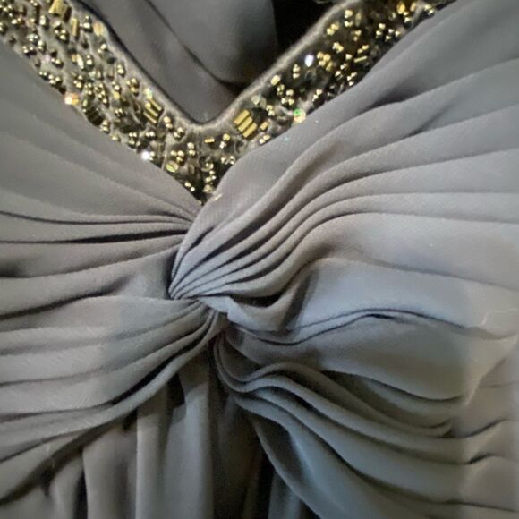 David's Bridal  Strapless Sheer Chiffon Dress - Picture 7 of 9